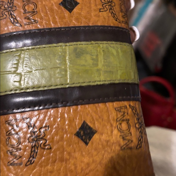 MCM Cognac Medium Tri-fold Wallet - Picture 11 of 12